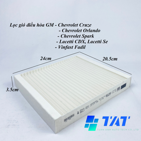 Lọc gió điều hòa Cabin Filter - Chevrolet Spark + Cruze (13271191)