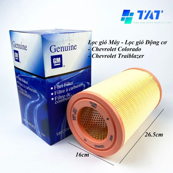 loc-gio-dong-co-52046262 - TAT Filter Lọc gió động cơ Chevrolet Colorado, Trailblazer (52046262)