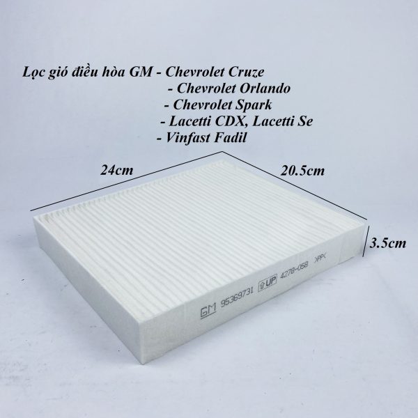 loc-gio-dieu-hoa-95369731 - TAT Filter Lọc gió điều hòa Cabin Filter - Fadil (95369731)