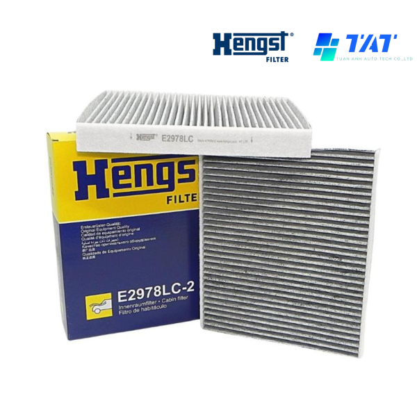 Hengst Carbon E2978LC-2 OEM 64119272642 (1) - TAT Filter Lọc gió điều hòa Hengst Carbon E2978LC-2 | OEM 64119272642 Vinfast Lux A + BMW 5, 6, 7, RollsRoyce