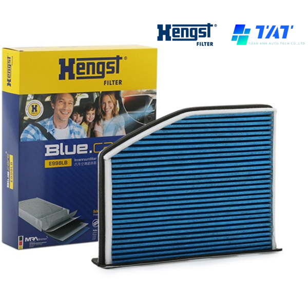 Hengst E998LB (4) - TAT Filter Lọc gió điều hòa Hengst Blue Care E988LB AUDI (A3, Q3, TT) VOLKSWAGEN (BEETLE + PASSAT + SCIROCCO + TIGUAN)