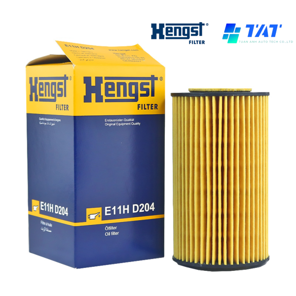 E11H D204 (2) - TAT Filter Lọc Nhớt Hengst E11H D204 | MERCEDES A+B+C+E+S-Class CLA CLS GLA GLC GLE GLK SLC SLK