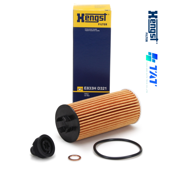 E833H D321 (4) - TAT Filter Lọc Nhớt Hengst E833H D321 Máy 1.5-2.0 | BMW 2 BMW X1 BMW X2 MINI CLUBMAN COUNTRYMAN