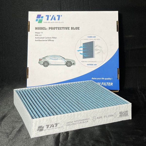 Lọc gió điều hòa TAT-Protective Blue | Vinfast VF5 VFe34 OEM BIN20050001