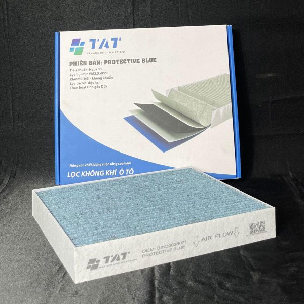 Lọc gió điều hòa TAT-Protective Blue | Vinfast VF8 VF9 OEM BIN30036071