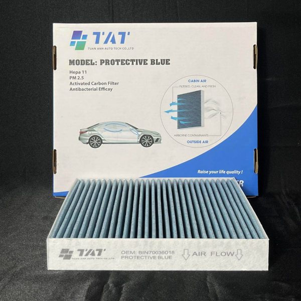 Lọc gió điều hòa TAT-Protective Blue | Vinfast VF6 Vinfast VF7 BIN70036018 - TAT Filter Lọc gió điều hòa TAT-Protective Blue | Vinfast VF6 Vinfast VF7 BIN70036018